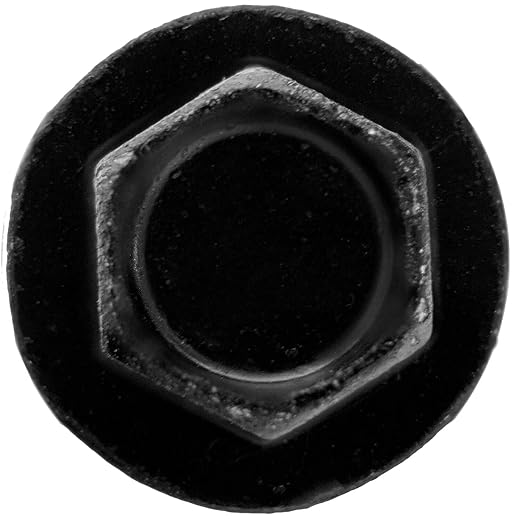 Jake Sales N.14 X 2-1/2inches Heavy Duty Black Timber/Log/Landscaping Wood Screws - Exterior Coated Heavy Duty Screws ~50 Screw Count - Heavy Duty Black Log Wood Screws