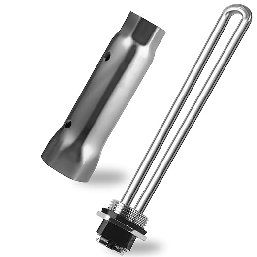 520900 RV Water Heater Element for Suburban RV SW Series Electric Water Heater, Replacement of 232794 520789 SU520789 Heating Element, Screw-in Gasket 1440W 120V with Wrench Socket