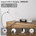 Motion Sensor Wall Lights with Remote Control, LED Rechargeable Battery Operated Wall Sconces Set of Two for Bedroom, Indoor Wireless Wall Lamps for Living Room, Hallway, Stair, Black 2 Pack