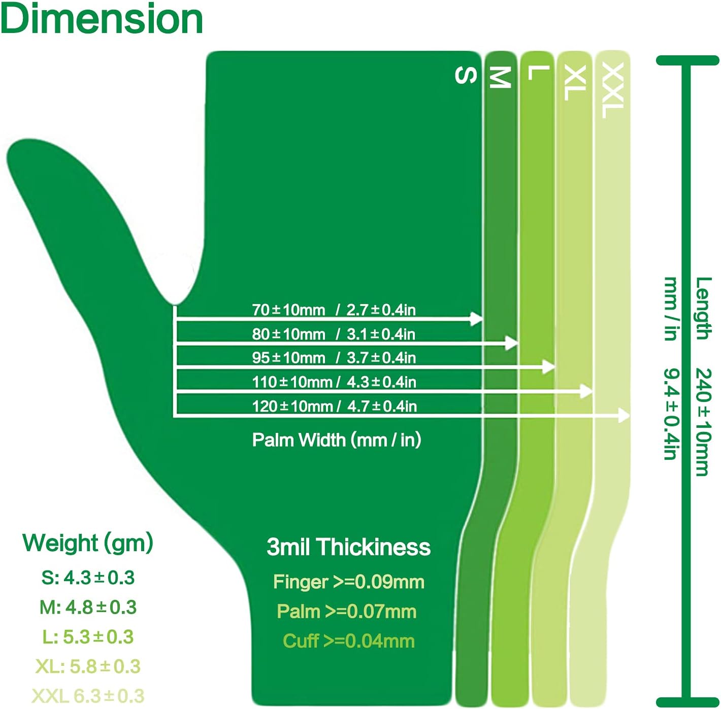 Clear Vinyl Food Safe Disposable Gloves Latex Free Powder Free for Food Prep Handling Cooking Cleaning