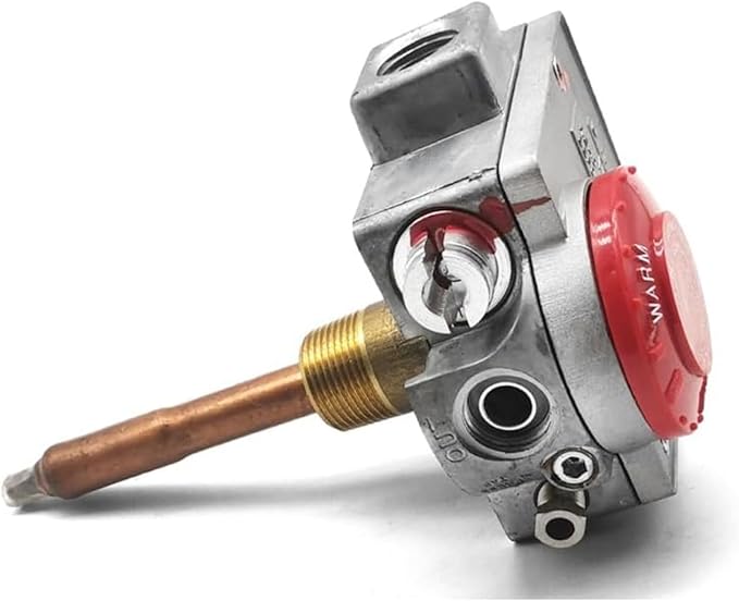 110-326 Gas Water Heater Valve,Natural Gas Water Heater Thermostat, Water Heater Replacement Parts Gas Control Valve with 1-3/8" Shank, 3-1/2" W.C