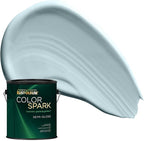 Rust-Oleum Color Spark Interior Paint and Primer in One, Semi-Gloss, Glacier Bay, 1 Gallon