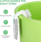 SetSail Scrub Brush, Heavy-Duty Scrub Brushes for Cleaning with Stiff Bristles Cleaning Brush for Shower, Bathroom, Carpet, Kitchen and Bathtub Scrubber - 3 Pack