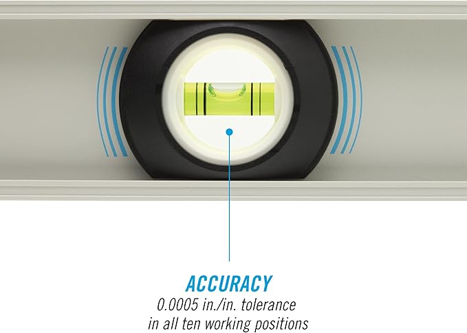 CHANNELLOCK 48-Inch, Professional-Grade Aluminum I-Beam Level with 3 Vials, 5100-0048