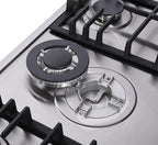30 inch Gas Cooktops Dual Fuel Sealed 5 Burners Gas Cooktop Drop-In Stainless Steel Gas Hob Gas DK257-A01 Cooktop