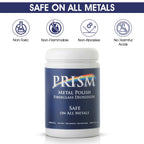 Prism Polish Metal Polish 32 Oz - Achieve a Brilliant Shine on Aluminum, Chrome, Stainless Steel, Brass, Silver, Nickel, Gold, Silver and More. Safe for Boat, Car, Motorcycle, Home and Business.
