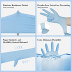 Kids Disposable Gloves, SmalNitrile Gloves for Cleaning, Cooking, Gardening