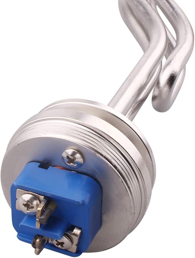 DERNORD 1.5" Inch (OD50.5mm) Tri-clamp Ripple Heating Element Electric Immersion Water Heater 5500W 240V