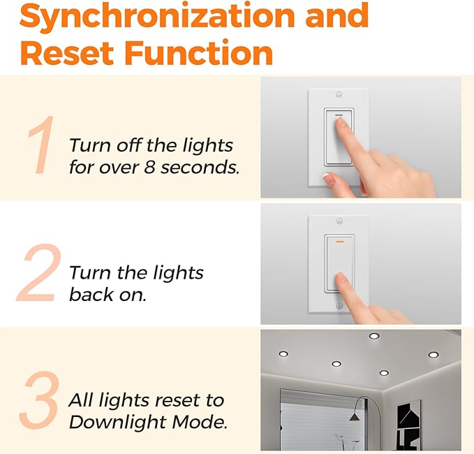 24 Pack 4 Inch Led Recessed Lights with Night Light, Canless Ultra Thin Wafer Soffit Recessed Lighting Downlight, Dimmable & 5 Color Temperature Selectable, 9W, ETL, Black