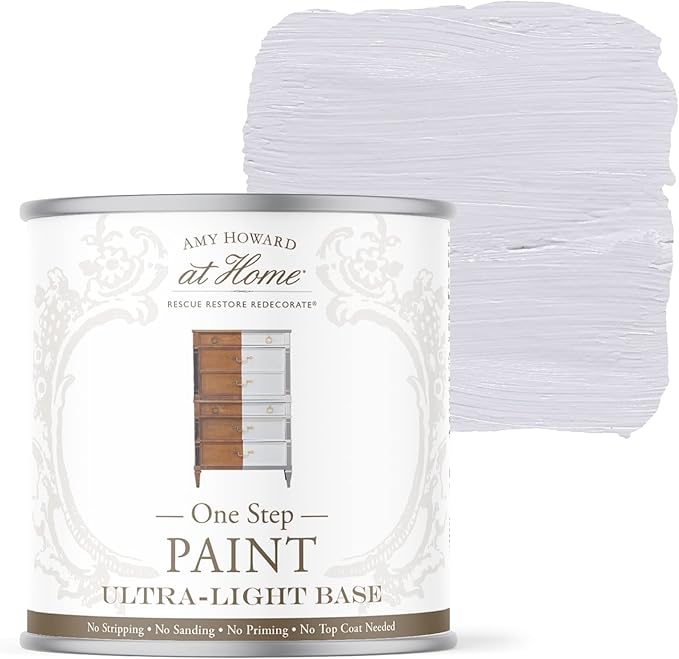 AMY HOWARD AT HOME Chalk-Based One Step Paint for Furniture, Cabinetry, Decor, Finish, and More | No Stripping, Sanding, or Priming | Ultra-Light Base | 16 Ounce | Chelsea Square