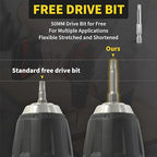 Wood Screws 2-1/2 Inch, FIXLINK Deck Screws #10 x 2-1/2", 105 PCS, Epoxy Coated, T25 Star Bit Above 1500 Hour Salt Spray Coating Outdoor Decking Screws Excellent Rust Resistant for Outdoor Wood Fence