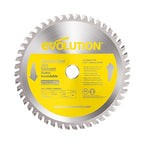 Evolution Power Tools 185BLADESS Stainless Steel Cutting Saw Blade, 7-1/4-Inch x 48-Tooth , Yellow