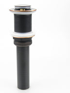 Oil Rubbed Bronze Pop Up Drain, Bathroom Vessel Lavatory Vanity Faucet Sink Drain Stopper, ORB without Overflow