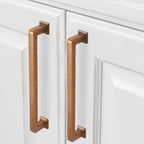 COTYKILEY 10 Pack 6-1/4Inch(160mm) Antique Brass Kitchen Cabinet Handles Cabinet Pulls Vintage Drawer Pulls Aged Gold Bronze Kitchen Cabinet Hardware Kitchen Handles Drawer Pulls Dresser Handles