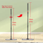 Microfiber Mop 18 in Large Flat Mops for Floor Cleaning with 4 Premium Pads Hardwood for Cleaning Wet Mop