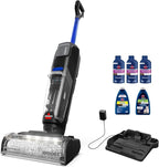 BISSELL Crosswave Cordless Plus, Wet Dy Vacuum w/FurFinder Headlights + Super Concentrate Multi Surface Formula for Sealed Hard Surfaces and Area Rugs