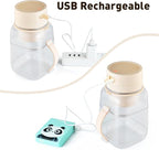 Portable Blender,FOUSIUTIM Personal Blenders for Shakes and Smoothies with34oz Cup, Lid and Shoulder Strap, Type-C USB Rechargeable, Personal Size Blenders BPA-free for Home，Gym/Travel