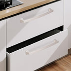 COTYKILEY 10 Pack 7.5 Inch(192mm) Brushed Satin Nickel Cabinet Handles Kitchen Cabinet Pulls Cabinet Door Handles Kitchen Cabinet Hardware