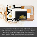 Country Chic All-in-One Chalk Paint for Furniture, Cabinets, Home Decor, Eco-Friendly, Matte Finish, Built-In Primer & Top Coat for Wood, Metal - Liquorice (Black) - Pint 16 oz (475 ml)