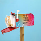 Personalized Magnetic Mailbox Covers Custom Picture/Photo/Text Street Magnetic Mailbox Covers for Garden Yard Home Decor Outdoor