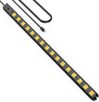 HHSOET 16 Outlet Long Power Strip, 6FT Heavy Duty Power Strip with 4800J Surge Protection, 20a Mountable Wide-Spaced Outlets for Home, Office, Garage & Workshop - ETL Certified