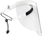 NoCry Protective Face Shield Mask with Adjustable Headband and 2 Reusable Plastic Visors — Flip-Up Design with Durable Metal Hinges — Anti-Slip Forehead Padding — Fits Over Glasses