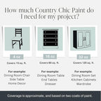 Country Chic All-in-One Chalk Paint for Furniture, Cabinets, Home Decor, Eco-Friendly, Matte Finish, Built-In Primer & Top Coat for Wood, Metal - Dune Grass (Green) - 4 oz (118 ml)