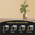 EVOLVE Signature Paint & Primer: Luxury Paint & Primer for Indoor & Outdoor Surfaces, Minimal Odor, Satin Sheen (Camel Brown, 5 Gallon)