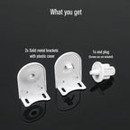 32mm Roller Blind Repair Kit – Heavy Duty Window Shade Brackets & Mounting Hardware – Fix Broken Blinds for 32mm/1.25” Roller Tubes – Fits Most Roller Shades, White