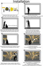 Large Banana Leaf Wallpaper on Gray Background, Art Wall murals for Bedroom, Living Room, Bathroom(Non-self-Adhesive)