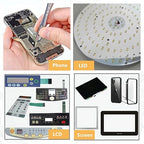 6mmx25M 2 Rolls Clear Thin Double Sided Tape Thin Clear Mounting Tape for Tablets Screen, LED Strips, Electronic Parts, Fabric, Arts Crafts Heat Resistant, Residue Free