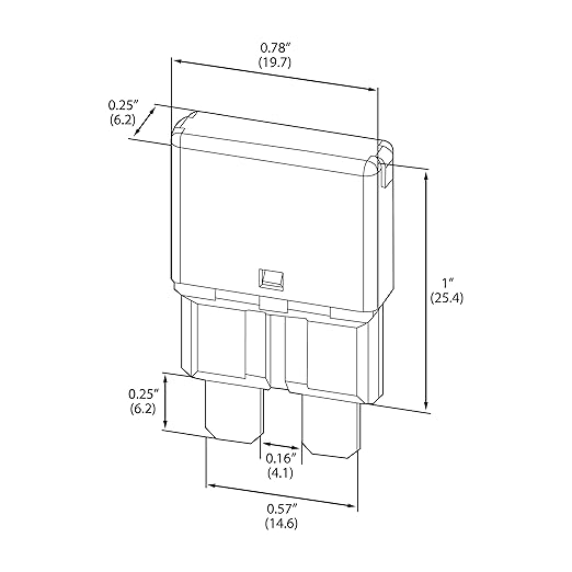 Auto Reset ATC/ATO Multipack 5A, 7.5A, 10A, 15A, 20A, 25A, 30A Circuit Breaker Fuse for Automotive Marine RV Car Truck Audio Battery Protection Automatic Reset | Low Profile (Multi Pack)