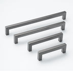 20 Pack Kitchen Cabinet Handles 5 Inch Hole Center Ancient Grey Square Cabinet Pulls Grey Drawer Handles Modern Cupboard Handles Stainless Steel Kitchen Cabinet Hardware