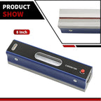 8 Inch Master Precision Level with Box Accuracy 0.0002"/10" for Checking the Straightness Parallelism The Surface of Machine Tools Equipment