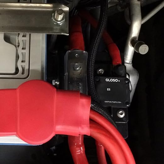 GLOSO Circuit Breaker 60 A E67 Mid Range Mini T1 Auto Reset, Compact Medium IP66, Marine Auto Truck (60 A)