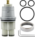 RP46074 Compatible with Delta 13/14 Series Bath Tub Shower Faucet Single Handle Universal MultiChoice Rough-in Valve Monitor Cartridge Repair Assembly Plumbing Parts with RP22734 Bonnet Nut