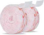 3M Dual Lock SJ3560 1"×6ft Clear 2 Pack Reclosable Fastener Mounting Tape Interlocking Mushroom Shaped Strong Adhesive Hook Lock Sticky Tape for Indoor and Outdoor(DC25192)