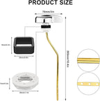 Toilet Handle Replacement Parts Kit,Toilet Flush Tank Lever Handle for TOTO Kohler Toilet Tank,THU068#CP Side Mount Toilet Flush Handle,for TOTO St743S, St454E Toilet Tank
