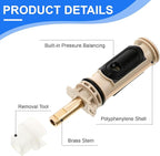 Qunclay 10 Pack Handle Faucets Tub Bathtub Shower Cartridge Replacement Tool Brass and Plastic Shower Part Compatible with Moen 1222 Replacement Cartridge Kit