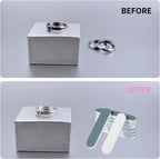 20 PCS Silver Polish Sticks, 3.54" Long Double-Sided Sanding Sticks Scratch Remover Polishing Cleaning Buffing Bars for Gold, Rose Gold, Copper, Alloy, Brass and Other Jewelry, Watches, Phone Screen