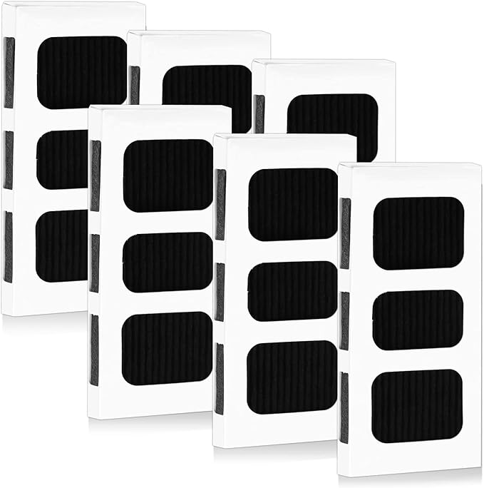 SEISSO Paultra2 Refrigerator Air Filter Replacement for Frigidaire Pure Air Ultra II, ELPAULTRA2 Filter for Electrolux Pure Advantage ULTRA II, Freshen Your Fridge with Activated Carbon-6Packs
