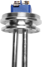 DERNORD 1.5 Inch (OD50.5mm) Tri-clamp Heating Element 120V 1650W Electric Water Heater High Watt Density