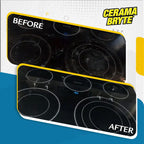 Cerama Bryte Removes Tough Stains Cooktop and Stove Top Cleaner for Glass - Ceramic Surfaces, 3-28 oz