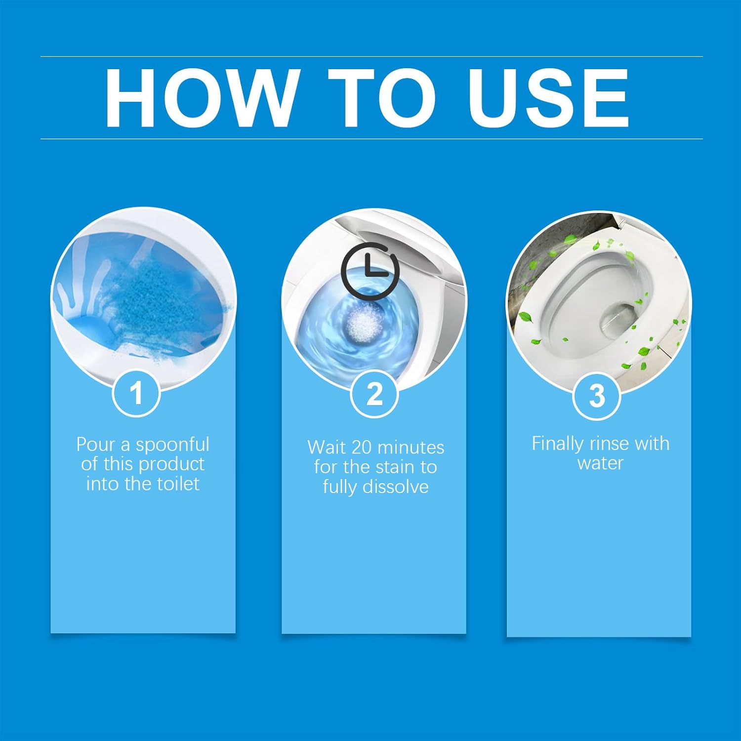 Foam Toilet Cleaner, 2025 New Powerful Toilet Bowl Cleaner, Advanced Bathroom Cleaner for Home, Powerful Instant Bowl Cleaners for Toilets Squatting Pans（2PCS）