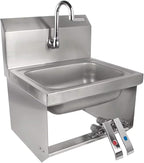 Knee Valve, Hands‑Free Easy to Install Faucet Parts, G1/2 Thread for HomeSingle Temperature Knee Valve