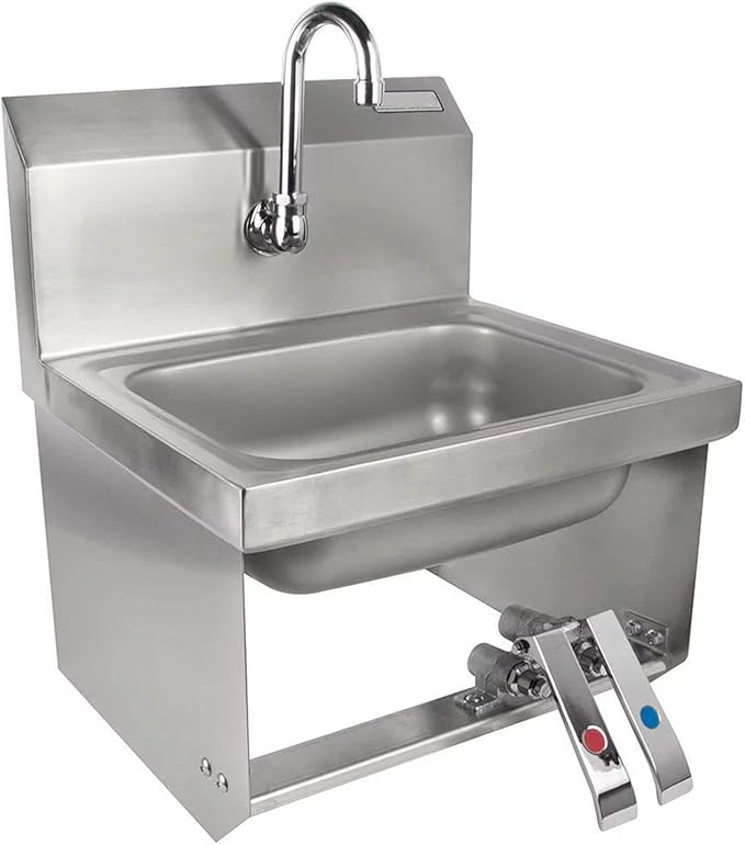 Knee Valve, Hands‑Free Easy to Install Faucet Parts, G1/2 Thread for HomeSingle Temperature Knee Valve