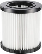 DCV580H DCV581H Vacuum Replacement Filter for DEWALT 20V MAX Wet/Dry VAC DCV580H (Cordless) DCV581H DCV5801H Portable Shop Vac Vacuum 2 Gallon Tank Capacity, Washable and Reusable Hepa Filter, 1 Pack