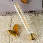 T10 Led Bulb,Dimmable LED Bulb 6W,E26 Tubular Light Bulb 60 Watt,Warm White 2700K,E26 Edison,AC120V,600lm Tube T9 T10 LED Light Bulb for Rustic Pendant,Chandeliers,Wall sconces 6-Pack