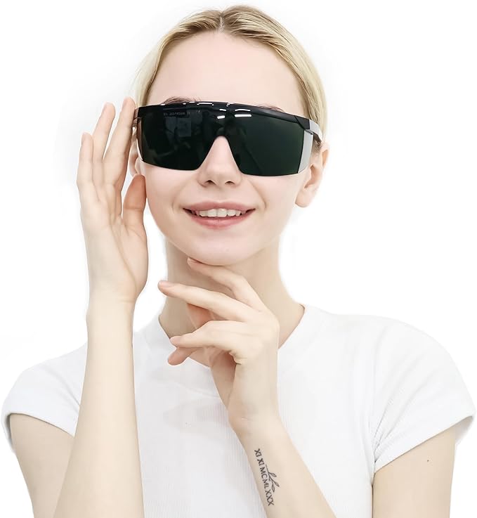 LaserPair IPL Safety Glasses Eye Protection, High Cost Performance Laser Hair Removal & IPL Glasses for Elight SHR 200-1400nm, Laser Engraving Protective Laser Glasses