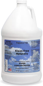 Kleen Free Naturally Enzyme Cleaner, Enzyme Solution, and Multi-Purpose Cleaner, Laundry Additive and More (Unscented, 128oz)